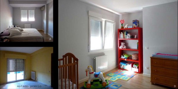 Los dormitorios de los niños se ubicaron en la zona más soleada para conseguir buenas zonas de juego.